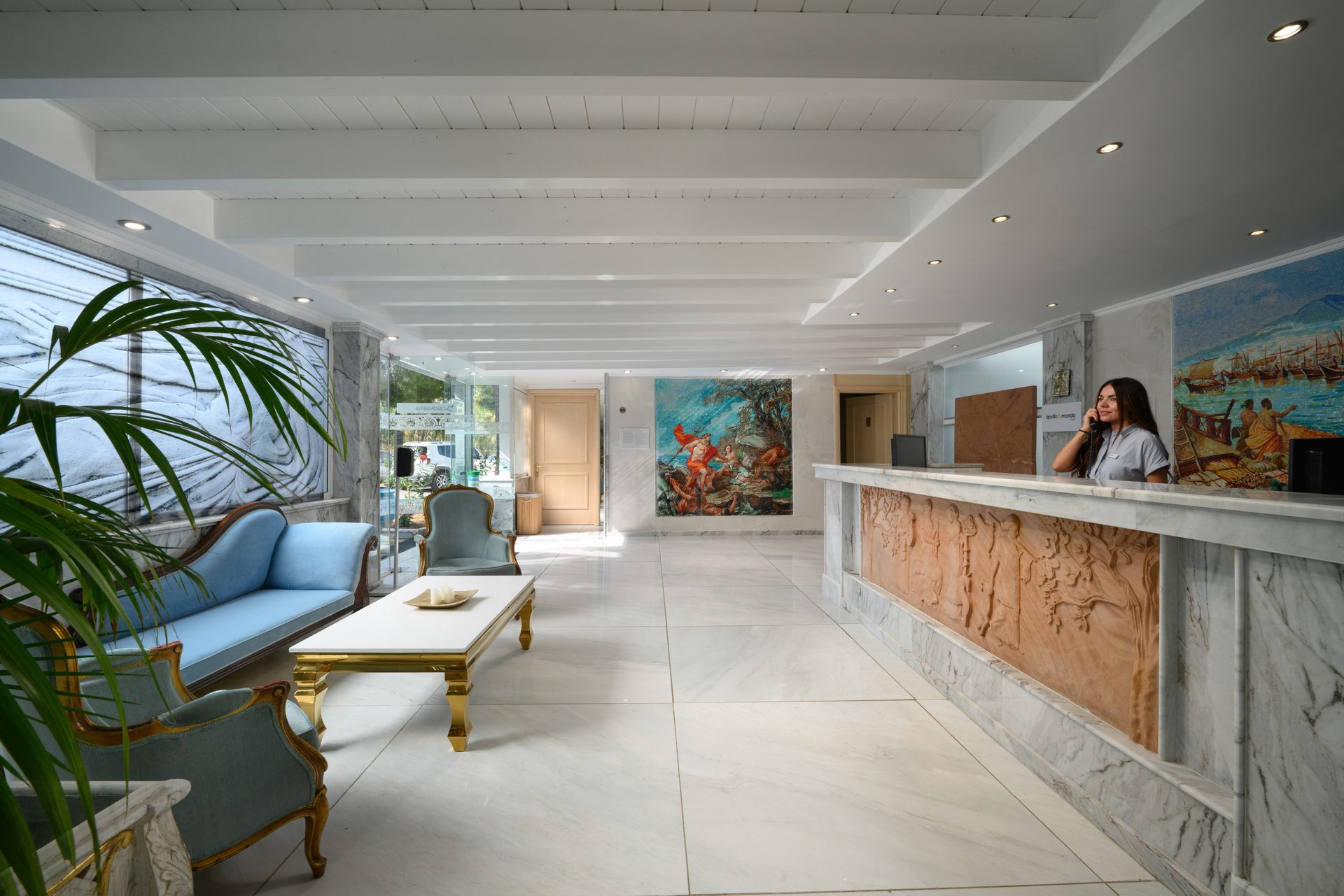 Cavomarina Beach Hotel — Reception