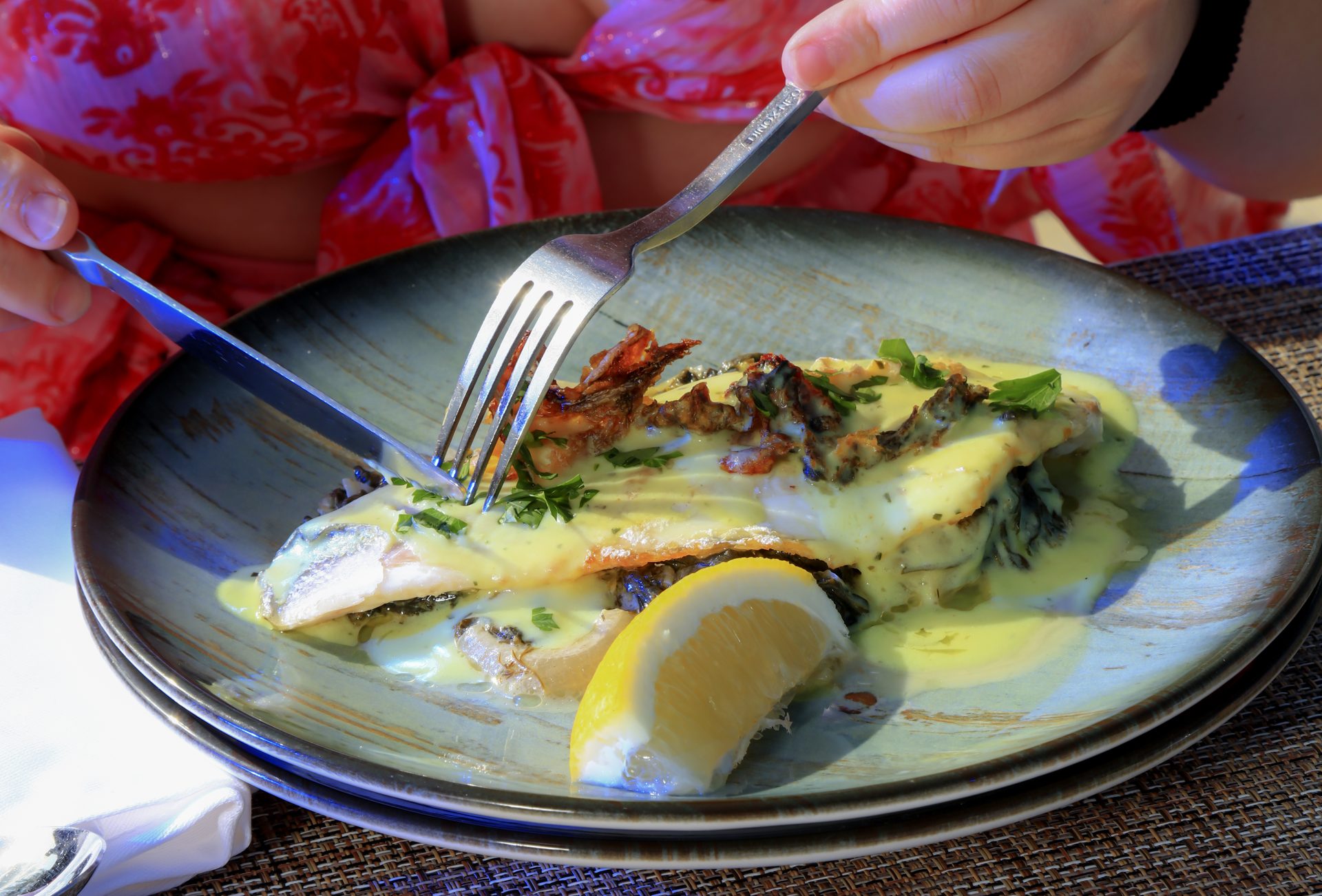 Cavomarina Beach Hotel — Dining